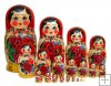 Large Semenov nesting dolls 20 pc