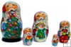 Santa Claus 5 pc nesting dolls Santa Claus 5 pc nesting dolls