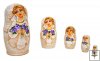 Princess with lilac 5pc babushka dolls