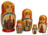 Kremlin 5 pc Russian dolls