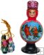 Babushka Doll "Garmoshka and bear" for Christmas Tree Decoration Babushka Doll "Garmoshka and bear" for Christmas Tree Decoration
