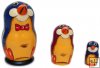 Penguin 3 pce nesting dolls