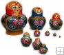 "Zhostovo" 10 pc matryoshka dolls