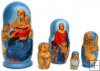 Religious nesting dolls 5 pc