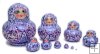 Purple Pearl matryoshka 10 pc