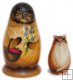 Dog and Cat Babushka Dolls 2 pcs