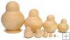 Blank nesting dolls 10 pc ~5"