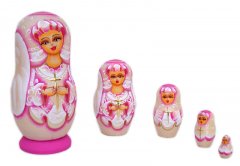 Adorable Angel 5 pc babushka