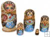 Woodburn Blue Matryoshka 5 pc