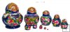 Floral Micro 10 pc nesting dolls