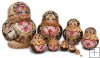 Woodburn Pink 10 pc babushka dolls