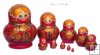 Red matryoshka 10 pc