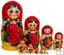Large Semenov 10 pc Traditional nesting dolls