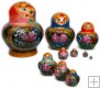 "Zhostovo" 10 pc babushka dolls