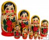 Large Semenov 10 pc Matryoshka