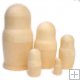 Blank nesting dolls 5 pc 7"