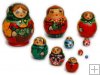 With apples micro 10 pc nesting dolls
