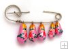 Floral pink pin