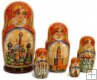 Kremlin 5 pc matryoshka