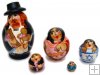 Jewish family nesting dolls