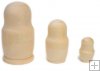 Blank nesting dolls 3 pc 3.5"